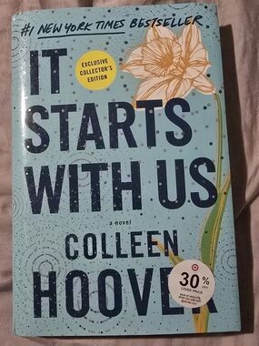 'It Starts With Us' Hardcover - Blue Floral Collector's Edition